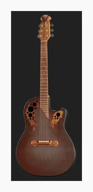 Adamas 2087GT-9-G RevBrownBurst, tastiera e capotasto, scatto 2