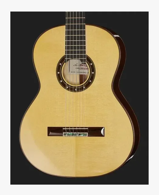 Amalio Burguet Aniversario Spruce w/ Case, tastiera e capotasto, scatto 4