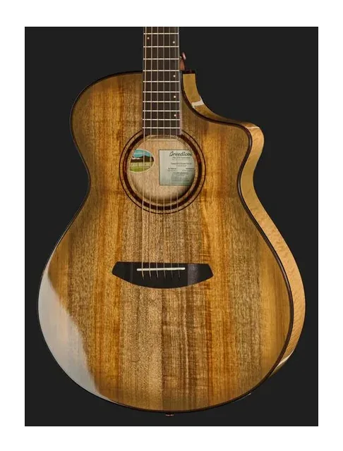 Breedlove Pursuit Exotic S Concert CE SG, tastiera e capotasto, scatto 4