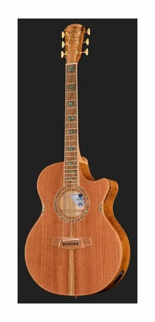 Cole Clark AN3EC-RDBL-AE, fondo e fasce, scatto 2