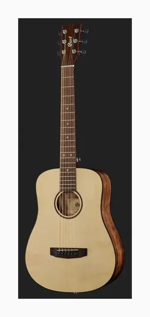 Cort Earth Mini, tastiera e capotasto, scatto 2