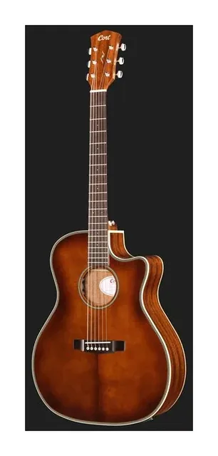 Cort Essence GA4 Brown Top, buca e rosetta, scatto 2
