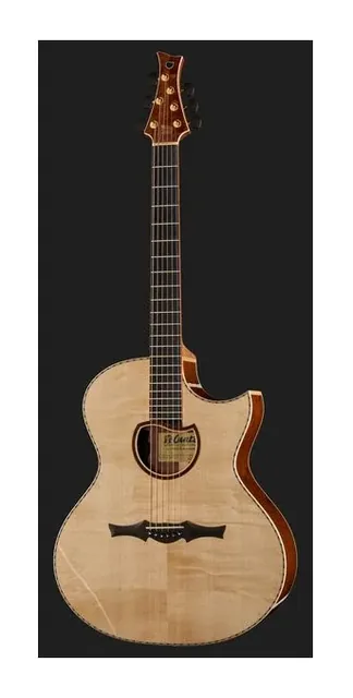Cuntz Guitars CWG-23S Pommele Custom, buca e rosetta, scatto 2