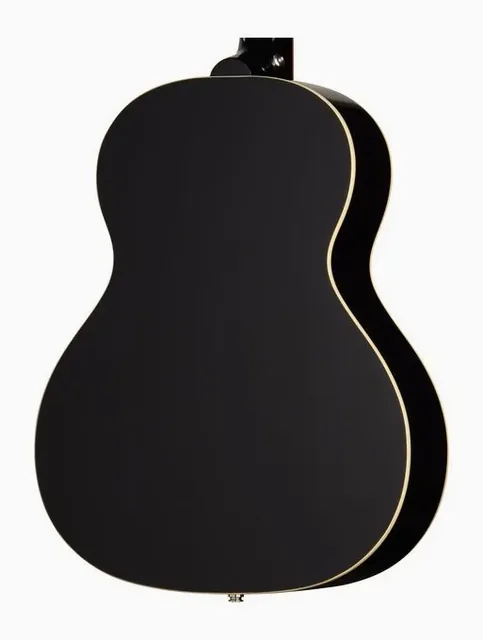 Epiphone Blues King Studio Ebony LH, buca e rosetta, scatto 4