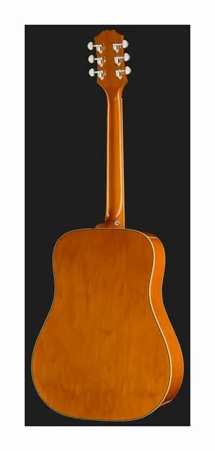 Epiphone Dove Studio Nat LH, fondo e fasce, scatto 3