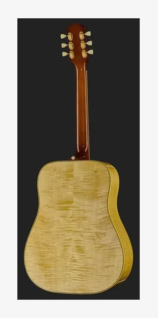 Epiphone Frontier USA Antique Natural, buca e rosetta, scatto 3