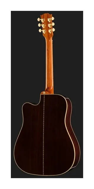 Epiphone Hummingbird Deluxe EC AB IBC, cassa vista di fronte, scatto 3