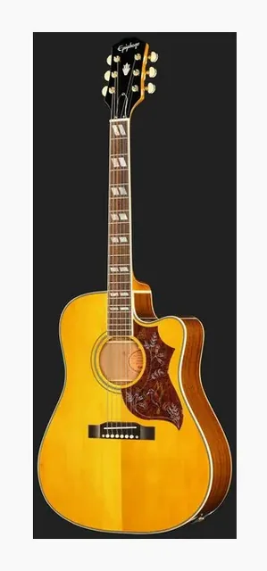 Epiphone Hummingbird Standard EC N, paletta e meccaniche, scatto 2