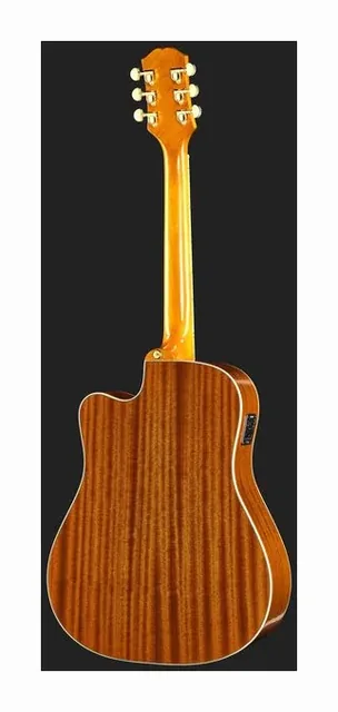 Epiphone Hummingbird Standard EC N, buca e rosetta, scatto 3