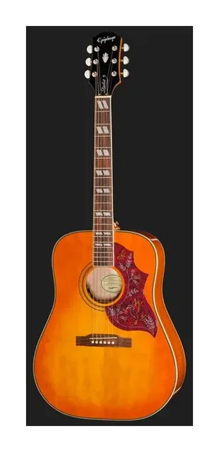 Epiphone Hummingbird Studio HCS, cassa vista di fronte, scatto 2