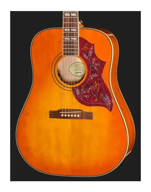 Epiphone Hummingbird Studio HCS, ponte e selletta, scatto 4