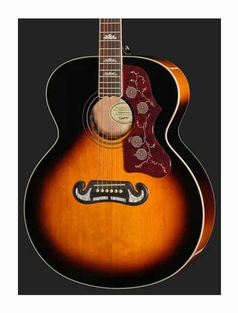 Epiphone J-200 Studio Vintage Sunburst, paletta e meccaniche, scatto 4