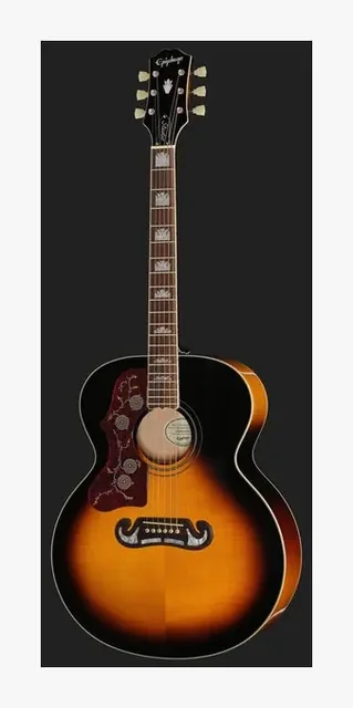 Epiphone J-200 Studio VS LH, cassa vista di fronte, scatto 2