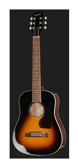 Epiphone J-45 Express Vintage Sunburst, buca e rosetta, scatto 2