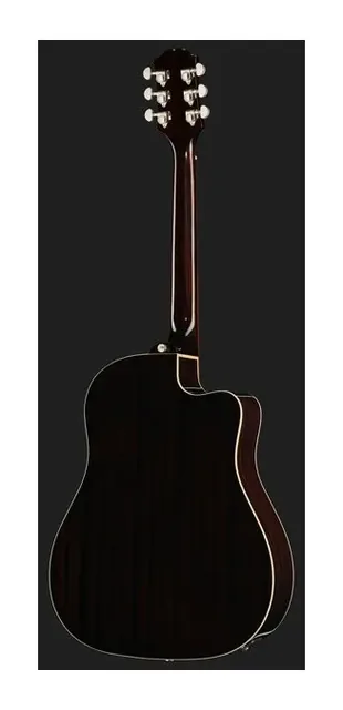 Epiphone J-45 Studio EC VS LH, tastiera e capotasto, scatto 3
