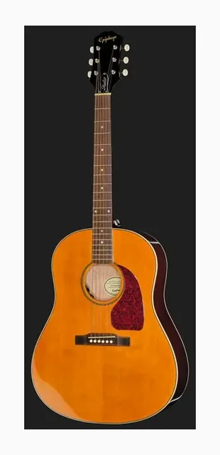 Epiphone J-45 Studio Natural, cassa vista di fronte, scatto 2