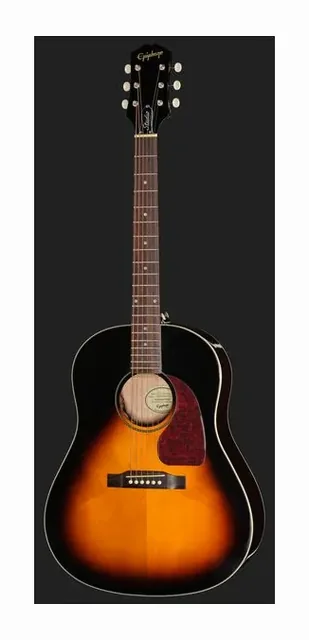 Epiphone J-45 Studio Vintage Sunburst, paletta e meccaniche, scatto 2