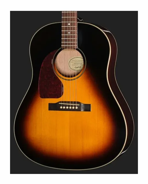 Epiphone J-45 Studio VS LH, buca e rosetta, scatto 4
