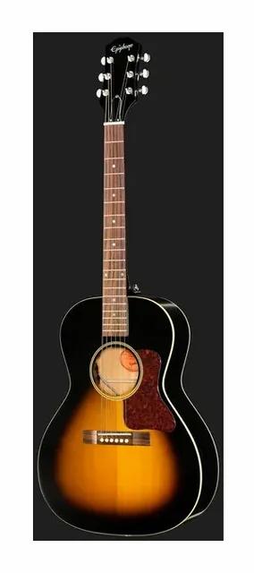 Epiphone L-00 Standard Vintage Sunburst, cassa vista di fronte, scatto 2