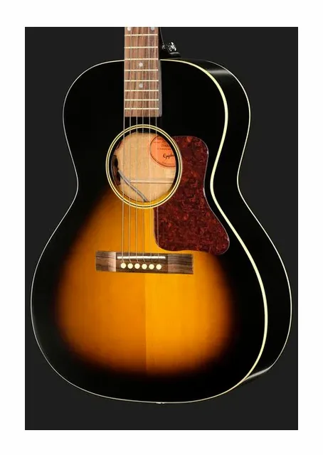 Epiphone L-00 Standard Vintage Sunburst, cassa vista di fronte, scatto 4