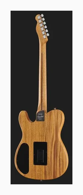 Fender Acoustasonic Player Tele SB, tastiera e capotasto, scatto 3