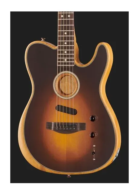 Fender Acoustasonic Player Tele SB, paletta e meccaniche, scatto 4