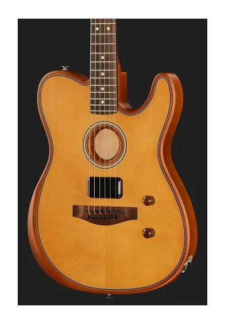 Fender Acoustasonic Standard Tele AGN, paletta e meccaniche, scatto 4