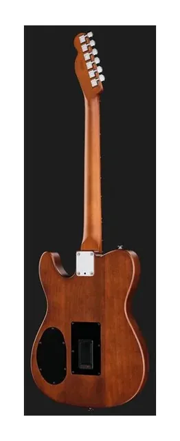 Fender Acoustasonic Standard Tele HSB, tastiera e capotasto, scatto 3