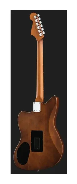 Fender Acoustasonic Std Jazzm HSB, ponte e selletta, scatto 3