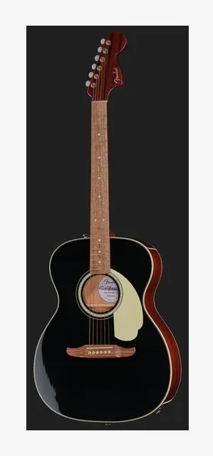 Fender CA DLX Monterey E BLK, tastiera e capotasto, scatto 2