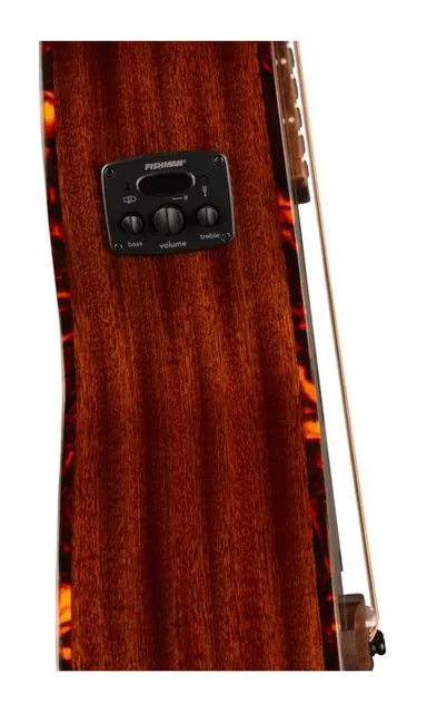 Fender CA DLX Monterey E NAT, tastiera e capotasto, scatto 4