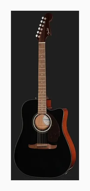 Fender CA DLX Redondo CE BLK, cassa vista di fronte, scatto 2