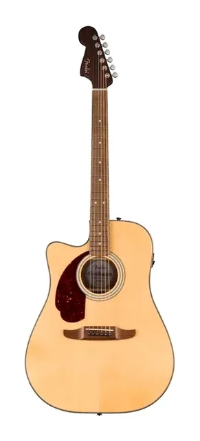 Fender CA DLX Redondo CE LH NAT, ponte e selletta, scatto 2