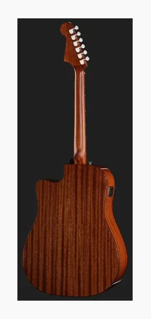 Fender CA DLX Redondo CE NAT, tastiera e capotasto, scatto 3