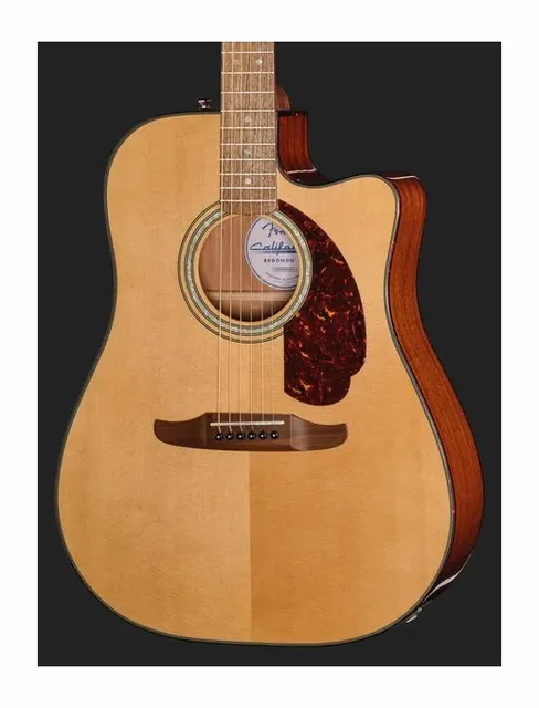 Fender CA DLX Redondo CE NAT, ponte e selletta, scatto 4