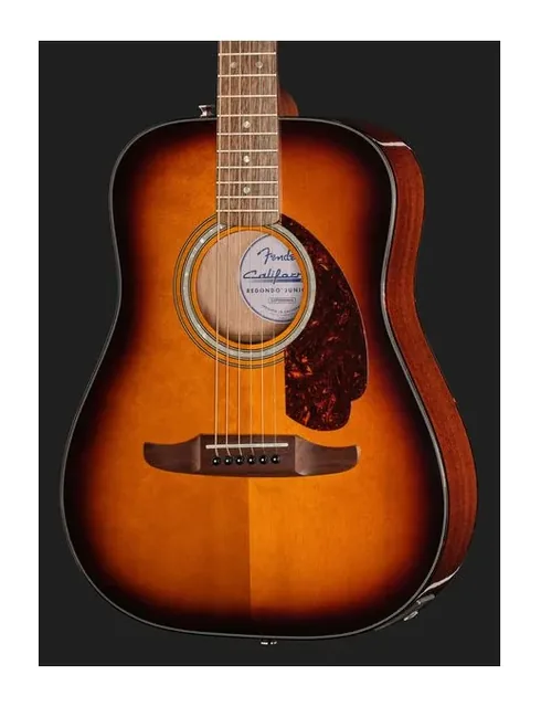 Fender CA DLX Redondo Jr. E HSB, buca e rosetta, scatto 4