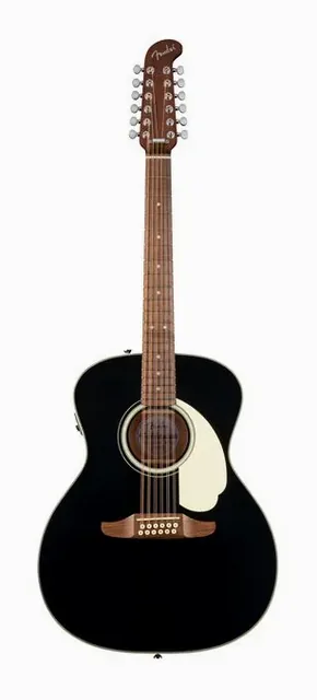 Fender CA DLX Villager E BLK, ponte e selletta, scatto 2