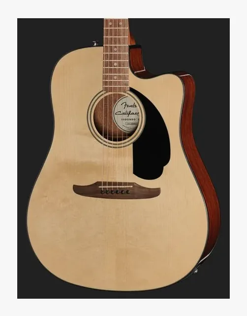 Fender CA STD Redondo CE BPG NAT, buca e rosetta, scatto 4