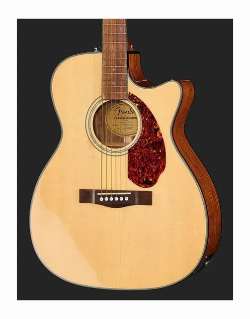 Fender CC-140SCE Natural, fondo e fasce, scatto 4