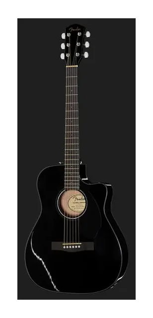 Fender CC-60SCE Blk WN, paletta e meccaniche, scatto 2