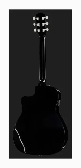 Fender CC-60SCE Blk WN, fondo e fasce, scatto 3