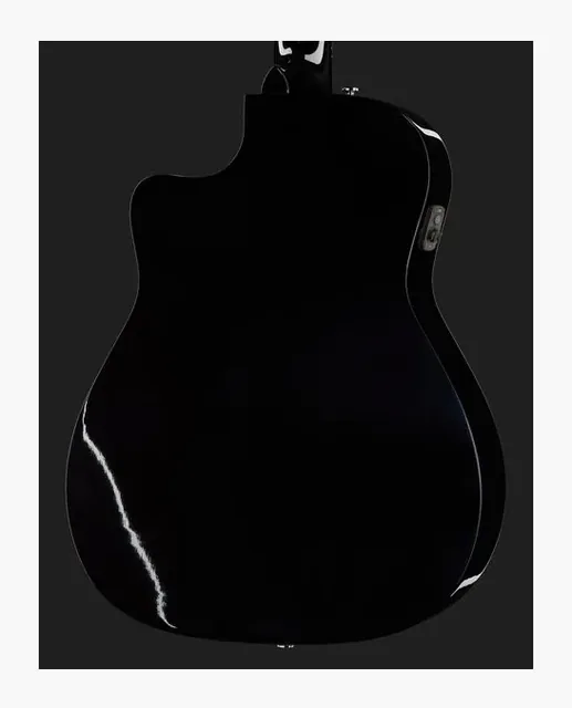 Fender CC-60SCE Blk WN m/Bag, cassa vista di fronte, scatto 4