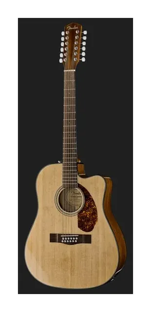 Fender CD-140SCE-12 WA Nat, fondo e fasce, scatto 2