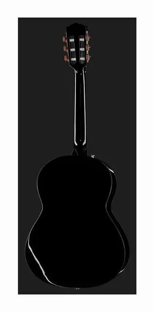Fender CN-60S Black IL, ponte e cordiera, scatto 3