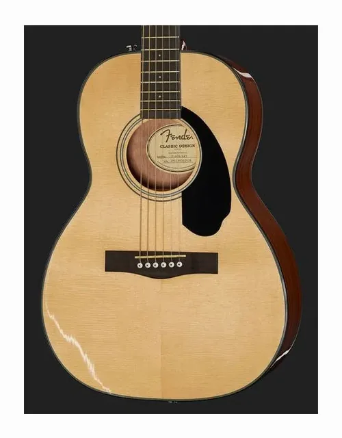 Fender CP-60S Parlor Natural WN, ponte e selletta, scatto 4