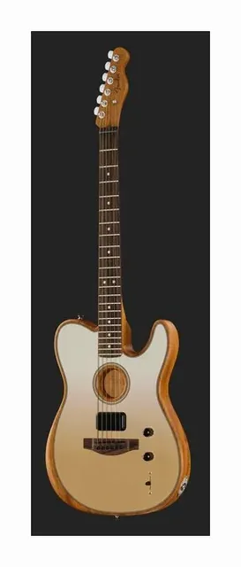 Fender Finneas Acous Tele CPF RW CF, cassa vista di fronte, scatto 2
