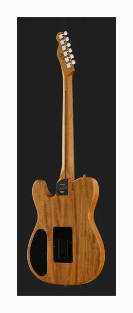 Fender Finneas Acous Tele CPF RW CF, buca e rosetta, scatto 3