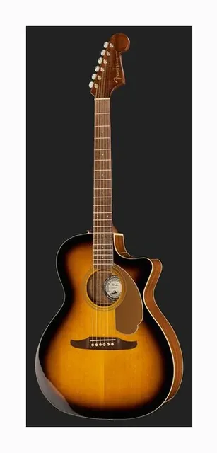 Fender Newporter Player Sunburst WN, tastiera e capotasto, scatto 2
