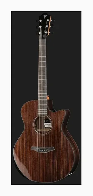 Furch Dark Yellow Deluxe Gc-RR a VTC, buca e rosetta, scatto 2