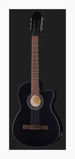 Gewa Student Cedar Black 4/4, paletta a finestre e meccaniche, scatto 2